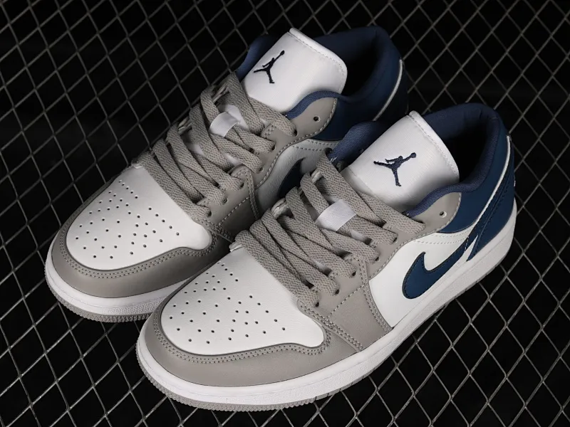 All categories Air Jordan Jordan series basketball shoes Air Jordan 1 Low Z version Air Jordan 1 Low AJ1 Joe 1 cement blue DC0774-042